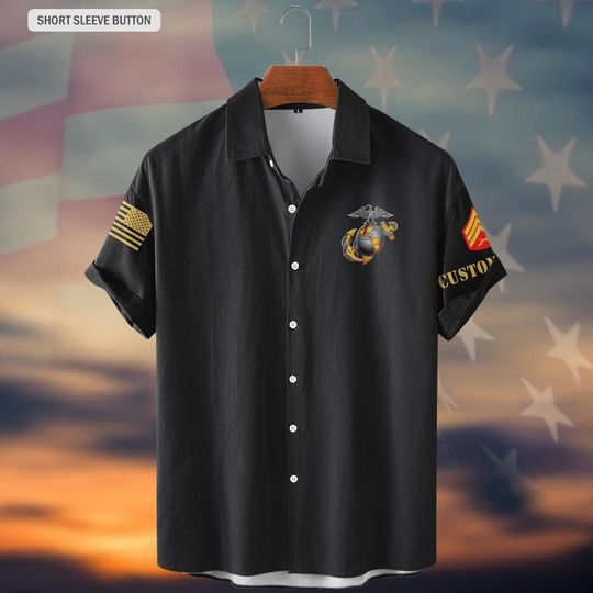 Customized DD-214 Veteran Shirts Hawaiian Shirt