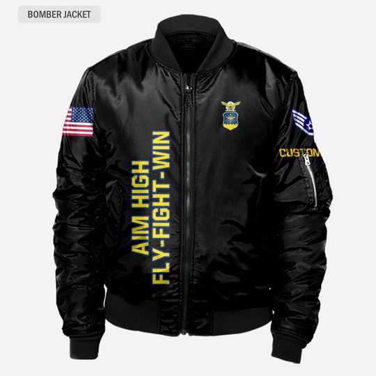 Customized US Air Force Retired Bomber Jacket