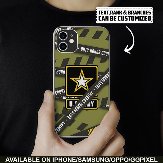 Customized US Veteran Phone Case