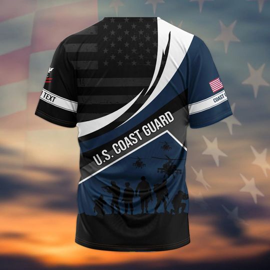 Customized US Coast Guard 3D Shirt