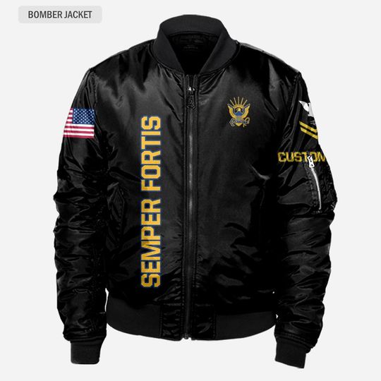 Customized US Navy Retired Bomber Jacket