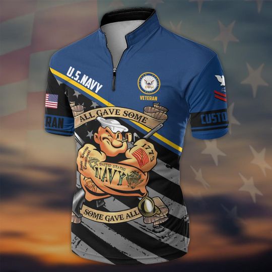Customized US Military Proudly Served Bowling Jersey
