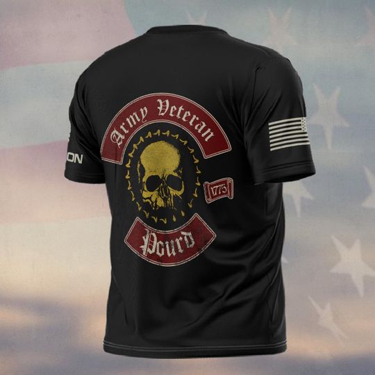 Customized US Veteran Proud T-Shirt