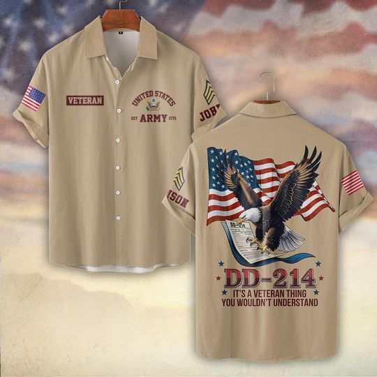DD-214 It’s A Veteran Thing, You Wouldn’t Understand Hawaiian Shirt