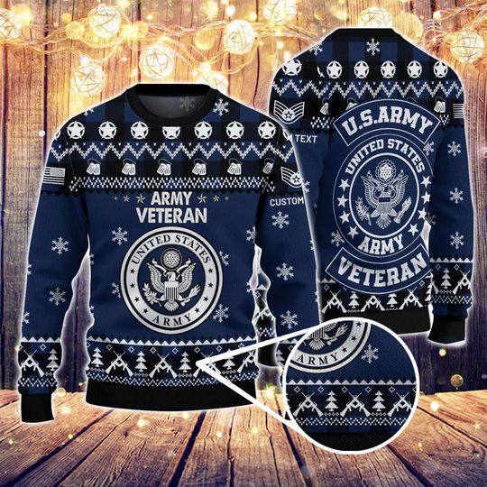 Customized U.S Veteran Sweater