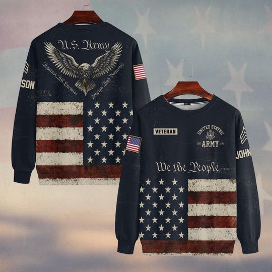 Customized U.S Veteran Sweater