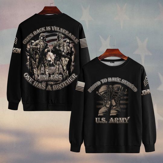 Customized U.S Veteran Sweater