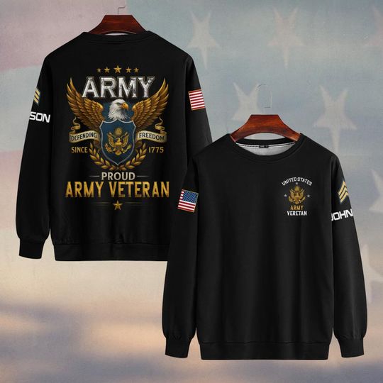 Customized U.S Veteran Sweater