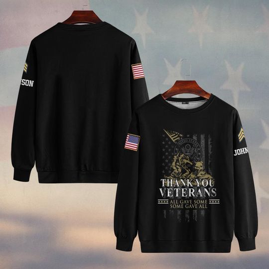 Thank You Veterans – All Gave Some Some Gave All Sweater