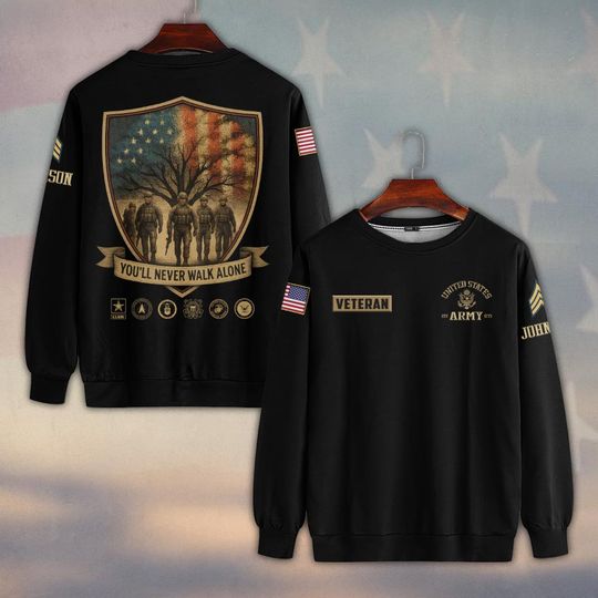 Customized U.S Veteran Sweater