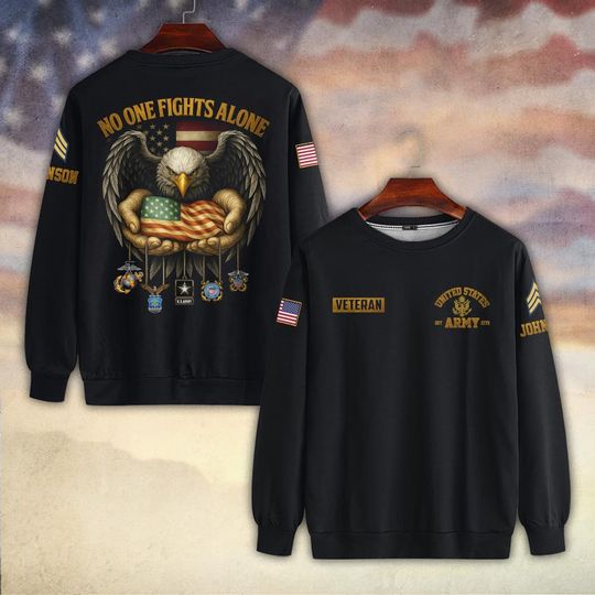 Customized No One Fight Alone Sweater