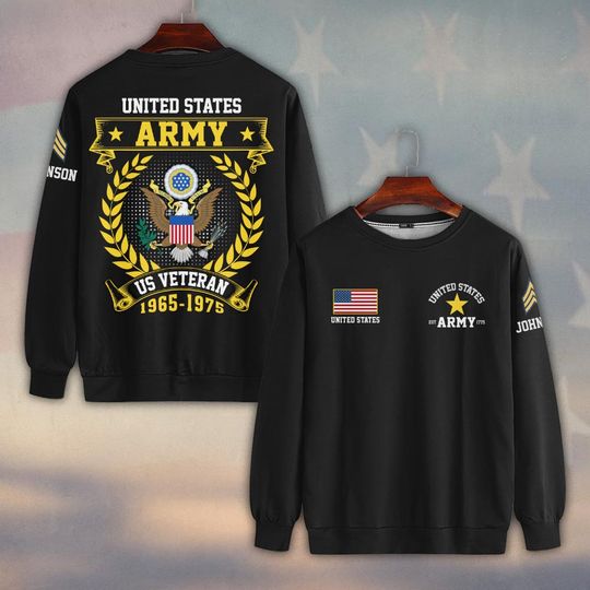 Customized U.S Veteran Sweater