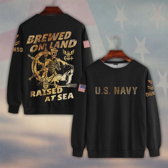 Customized United States Navy Sweater