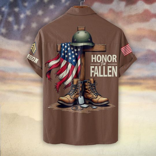 Honor The Fallen Hawaiian Shirt