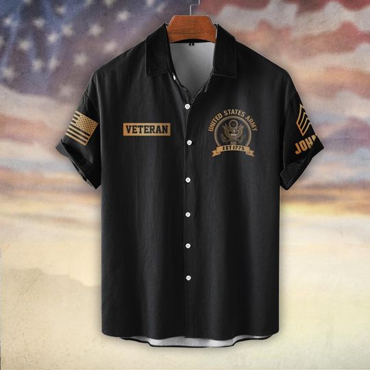 Never Underestimate An Old Man Who Has A DD-214 Hawaiian Shirt