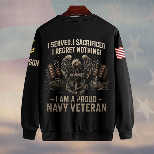 Customized U.S Navy Semper Fortis Sweater