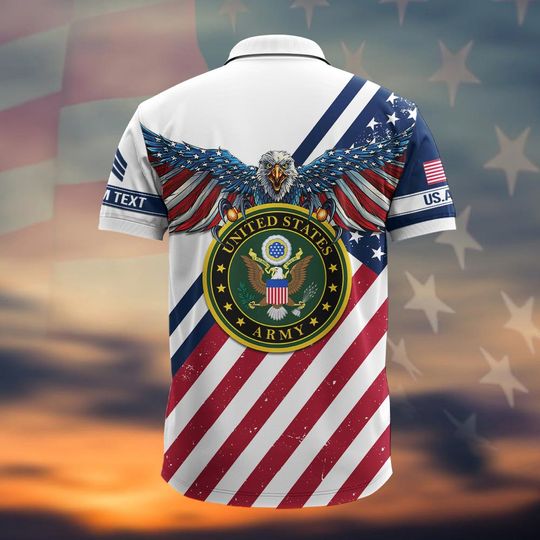 Customized US Military Polo Shirt