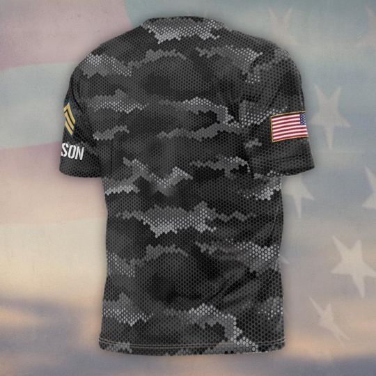 Customized U.S Veteran University Of DD-214 T-Shirt