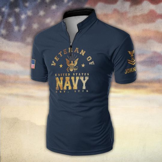 US Navy Born Free Bowling Jersey – Sailor Spirit