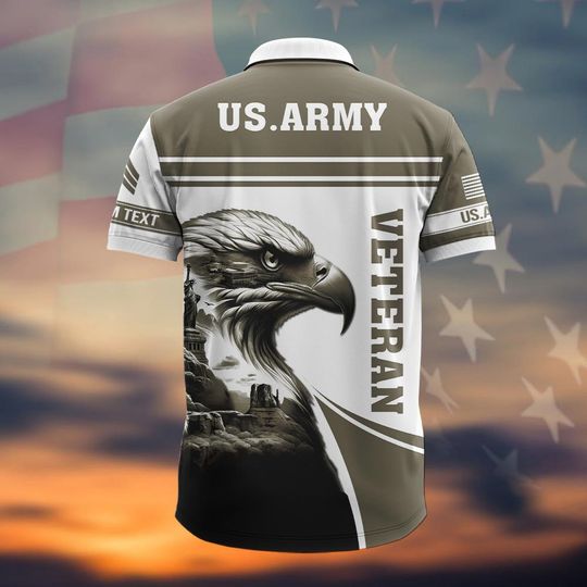 Customized US Military Polo Shirt