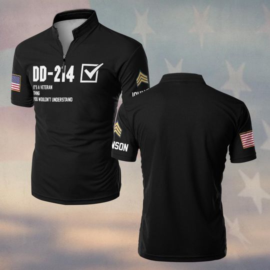 DD-214 It’s A Veteran Thing You Wouldn’t Understand Bowling Jersey