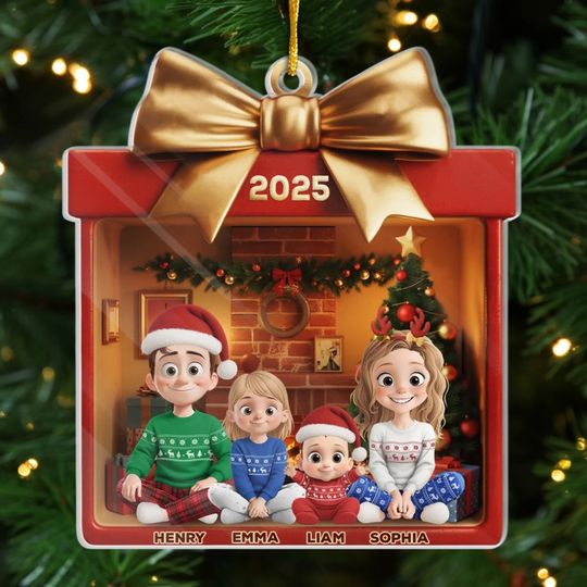 Custom Acrylic Ornament - Personalized Christmas Birthday Gifts For Mom