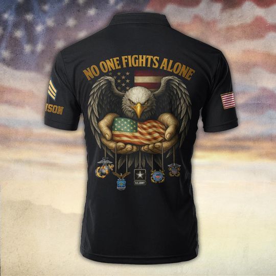 Customized No One Fights Alone Bowling Jersey