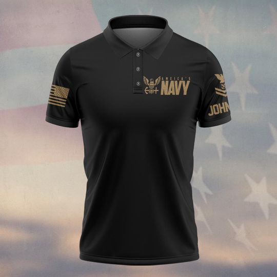 Customized U.S Navy Polo Shirt