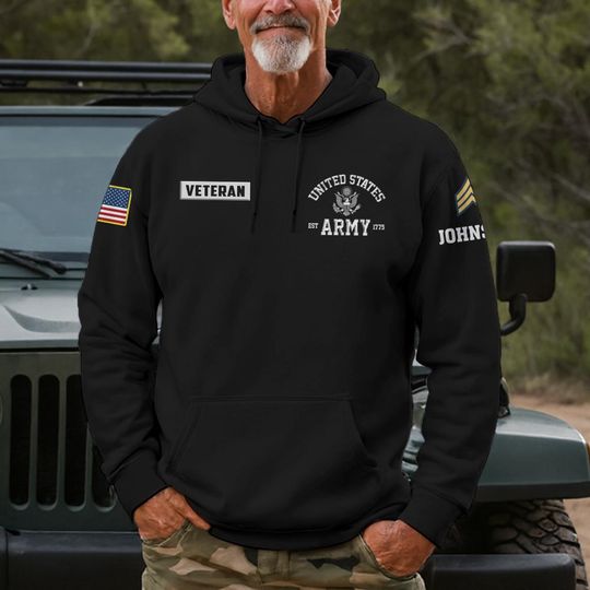 United States Veteran 3D Hoodie