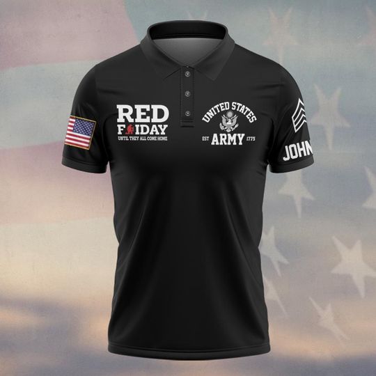 Red Friday – Until They All Come Home Polo Shirt