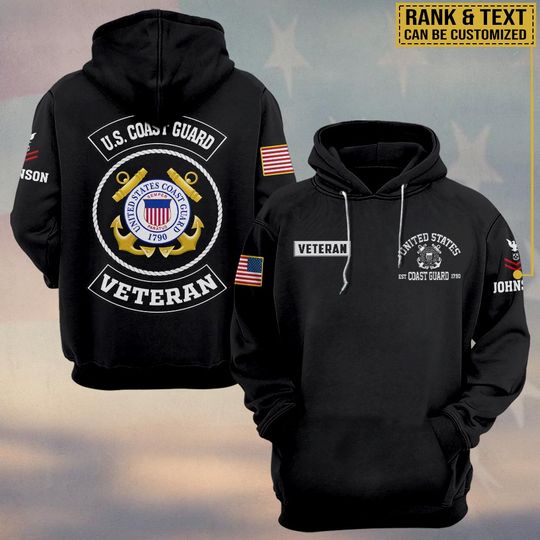 United States Veteran 3D Hoodie
