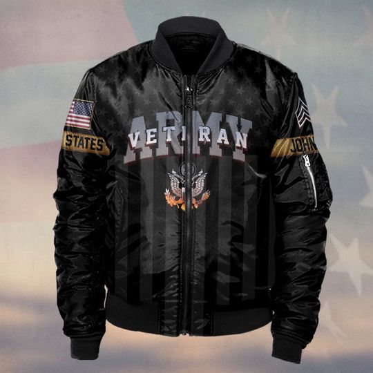 Customized Home Of The Free Because Of The Brave Bomber Jackets
