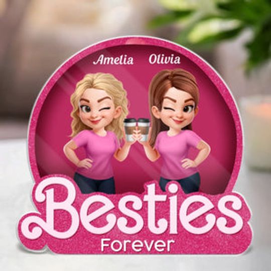 Custom Acrylic Plaque - Personalized Best Friend Birthday Gifts For Women