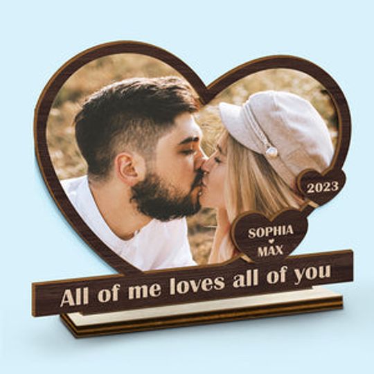 Custom Photo From Our First Kiss Till Our Last Breath - Couple Personalized Custom