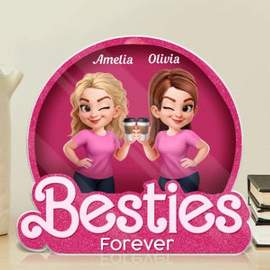 Custom Acrylic Plaque - Personalized Best Friend Birthday Gifts For Women