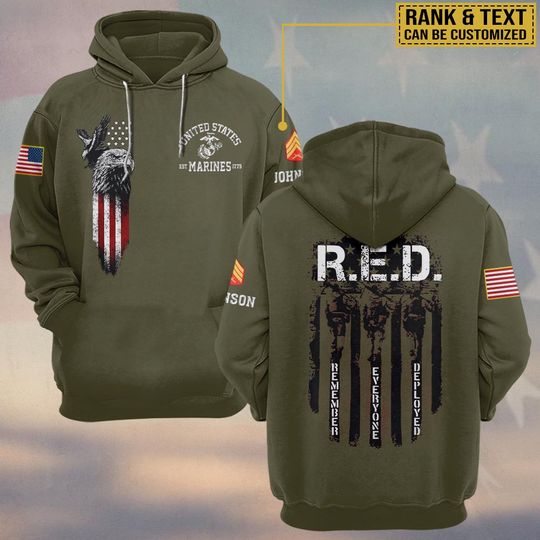 RED Friday 3D Hoodie