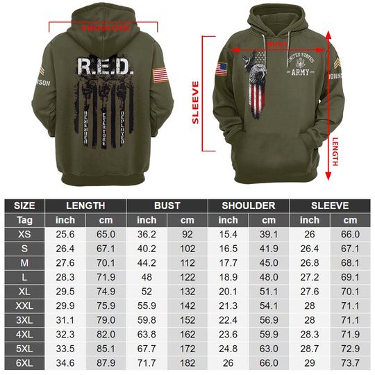 RED Friday 3D Hoodie