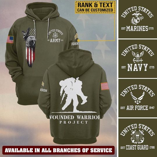 Wounded Warrior Project 3D Hoodie
