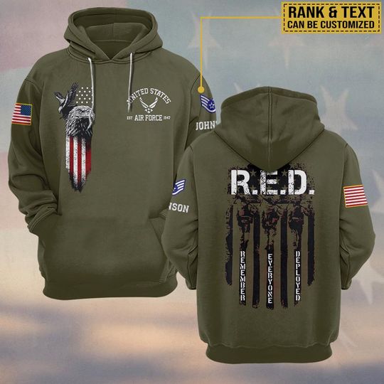 RED Friday 3D Hoodie