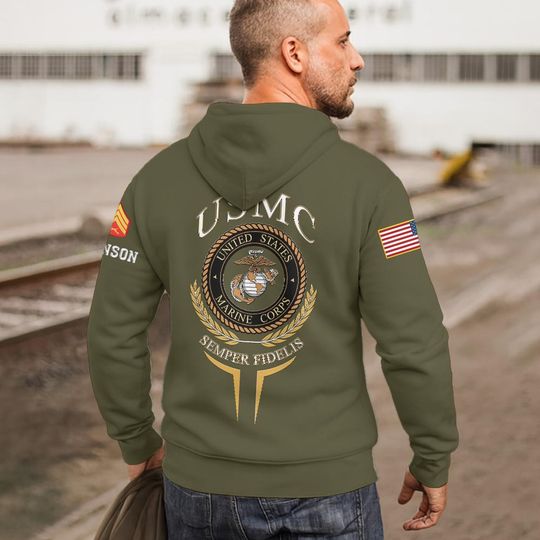United States Military Motto 3D Hoodie