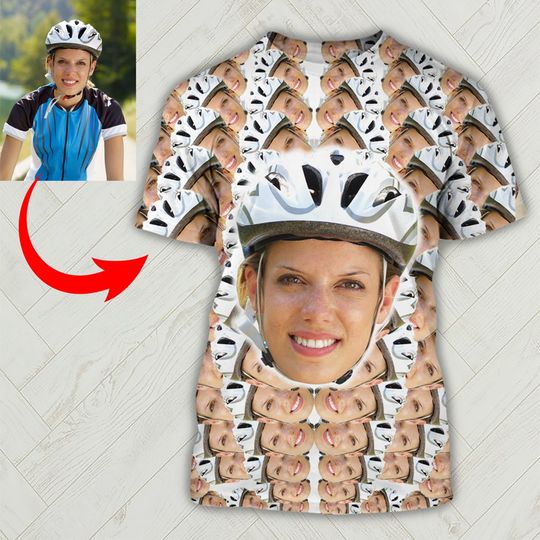 Custom Face On Your Own 3D T-Shirt
