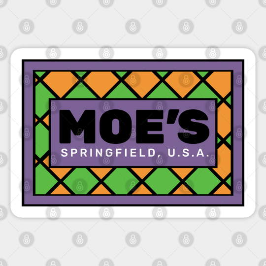 Moe's Tavern - Simpsons - Sticker