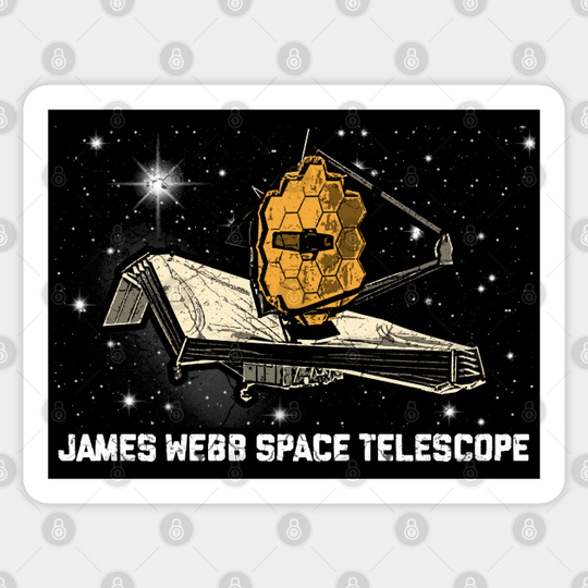 James Webb Space Telescope JWST - James Webb Space Telescope - Sticker