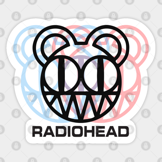 Radiohead Logo Dizzy Glitch - Radiohead - Sticker