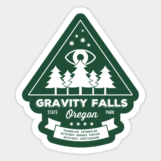 Visit Gravity Falls - Gravity Falls - Sticker