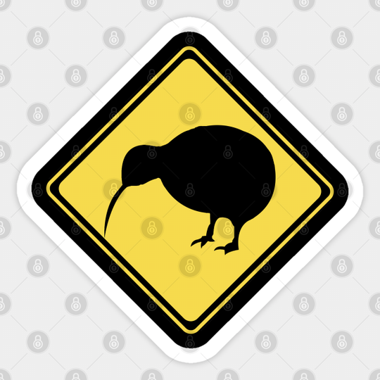 Kiwi Bird New Zealand - Kiwi Bird - Sticker