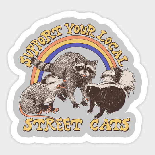 Street Cats - Cats - Sticker