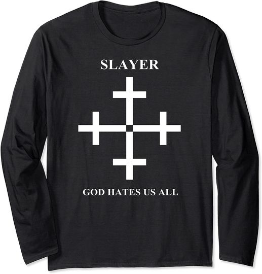 Slayer – God Hates Us All Cross Long Sleeve