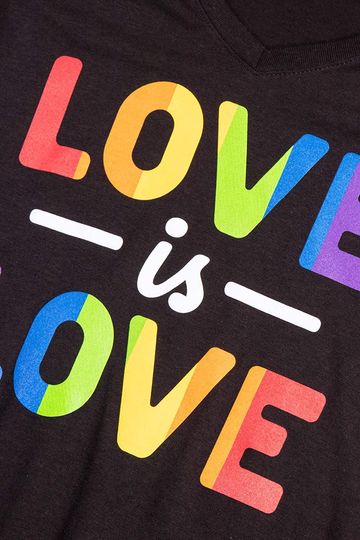 Love is Love | Lesbian Gay Bisexual Transgender Ally Progressive LGBTQ Unisex Women Men T-Shirt