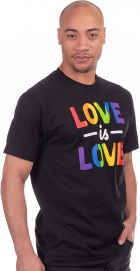 Love is Love | Lesbian Gay Bisexual Transgender Ally Progressive LGBTQ Unisex Women Men T-Shirt